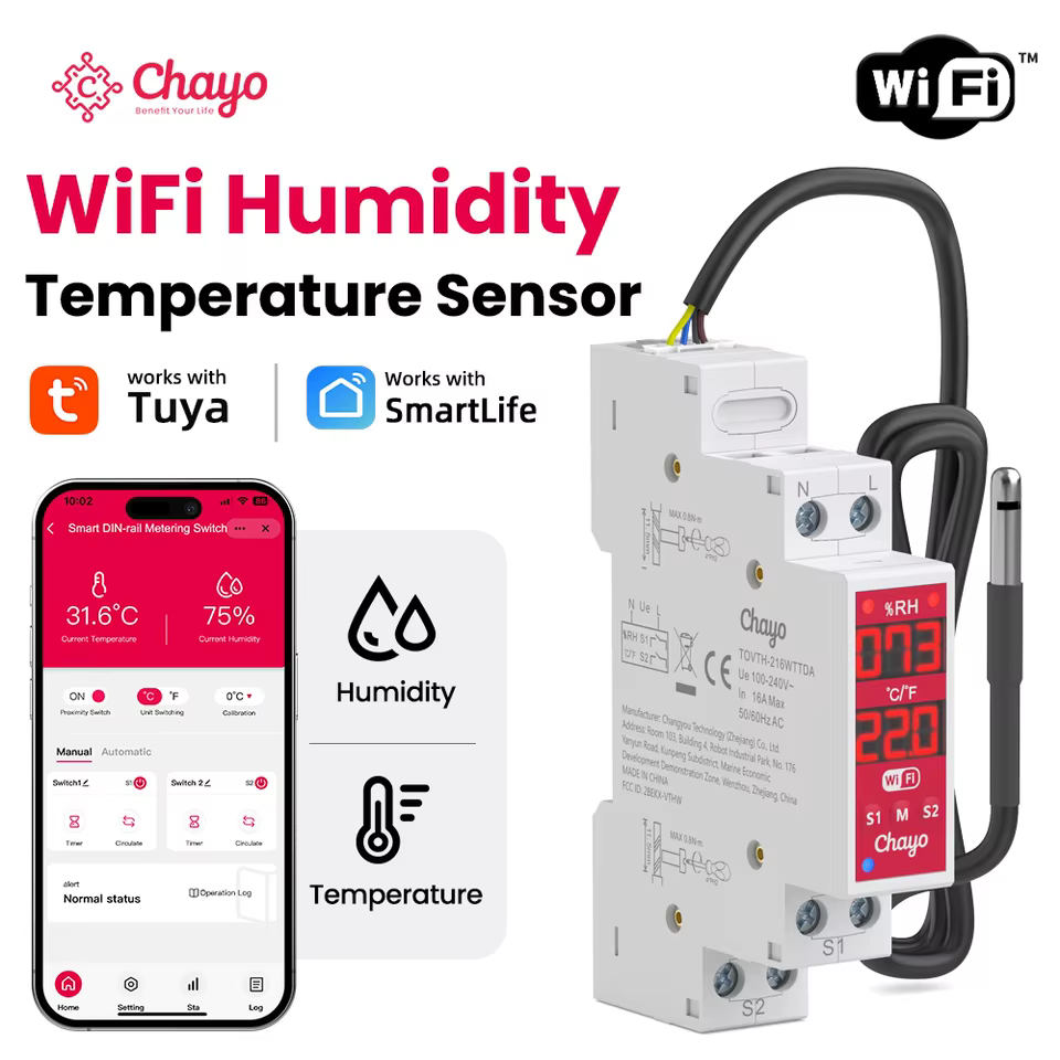Interruptor Inteligente Wi-Fi Chayo com Sensor