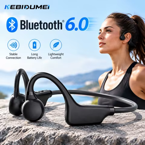 Fones Esportivos KEBIDUMEI Bluetooth 6.0