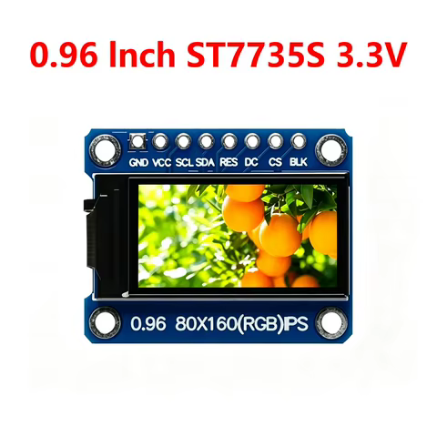 Módulo LCD TFT IPS 0.96" 160x80 HD SPI