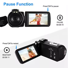 Câmera Digital 4K HD Profissional 30MP Thumbnail 5