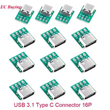 Conector USB 3.1 Tipo C 16 Pinos Thumbnail 1