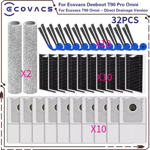 Kit Peças Ecovacs Deebot T90 Pro Omni