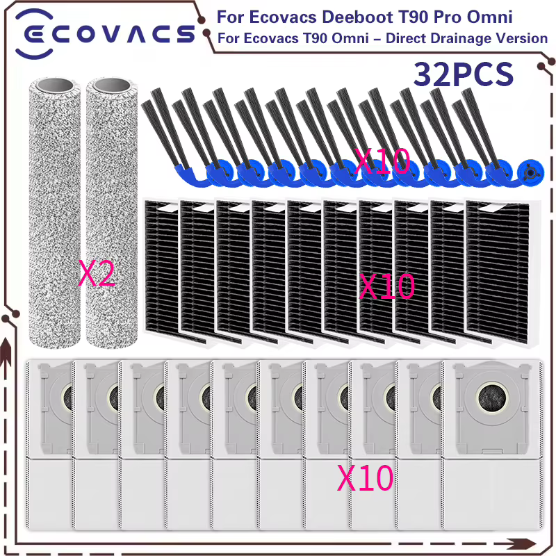 Kit Peças Ecovacs Deebot T90 Pro Omni