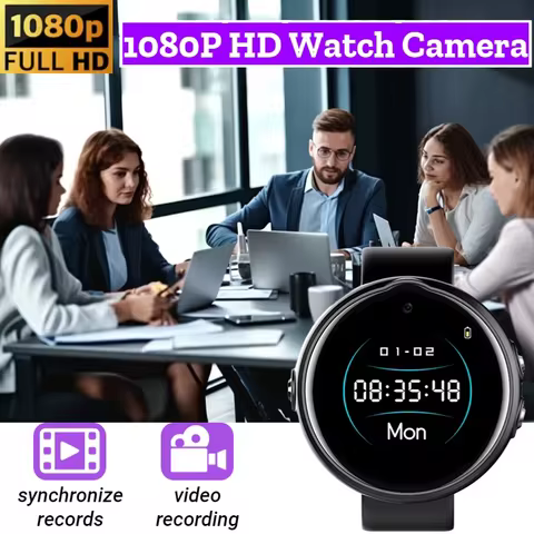 Mini Câmera Relógio HD 1080P