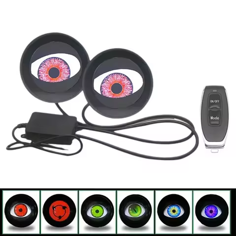 Kit LED Olho do Diabo 2" com Controle Remoto