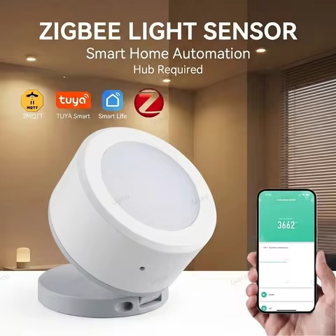 Sensor de Luz Zigbee Tuya