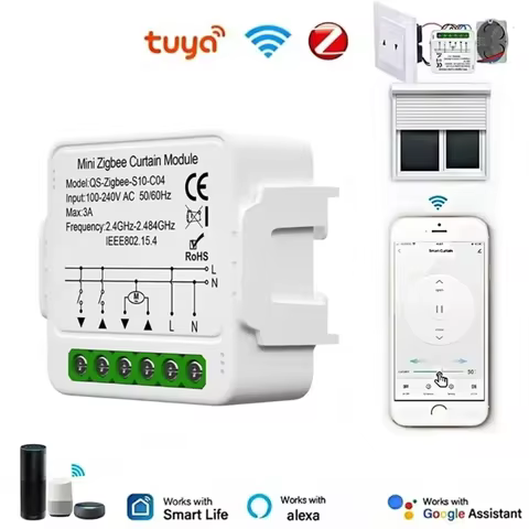 Módulo Cortina Inteligente Tuya WiFi