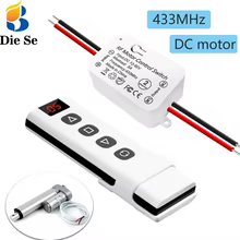Kit Controle Remoto 433MHz + Receptor Relé 12V/24V Thumbnail 1