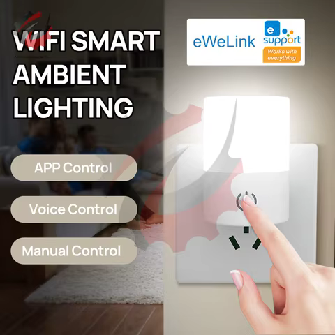Luz Noturna Inteligente WiFi Bluetooth Alexa
