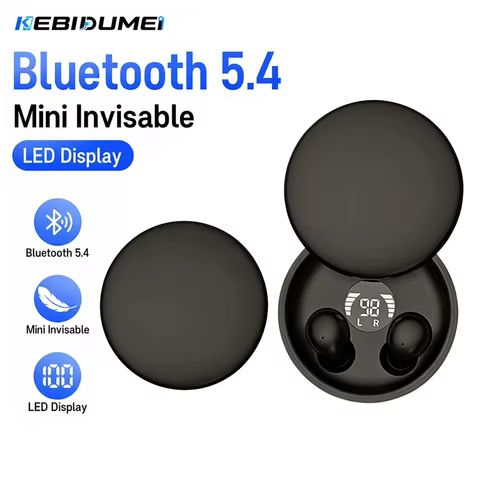 KEBIDUMEI Mini Fones Bluetooth 5.4