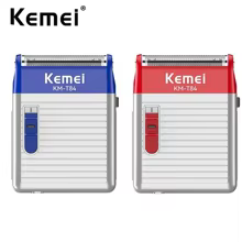 Kemei Mini Barbeador Elétrico Recarregável Thumbnail 2