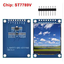 Tela LCD TFT 1.54" Arduino ST7789V Thumbnail 1