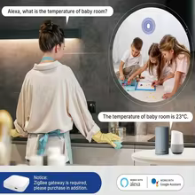 Sensor Zigbee Tuya Temperatura e Umidade Thumbnail 4