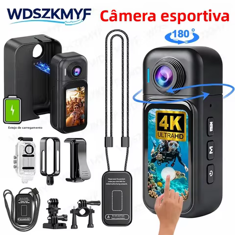 Câmera de Ação 4K UHD 1080P