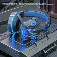 Headset Gamer 3.5mm com Microfone e Luz LED Thumbnail 5
