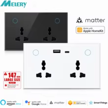 Tomada Inteligente Melery Matter com USB 20W Thumbnail 1