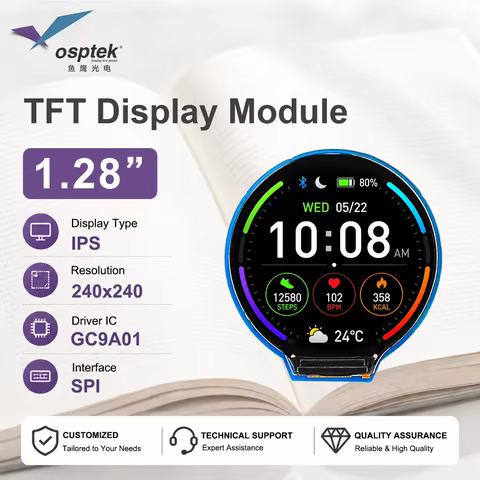 Display LCD Osptek 1.28" 240x240