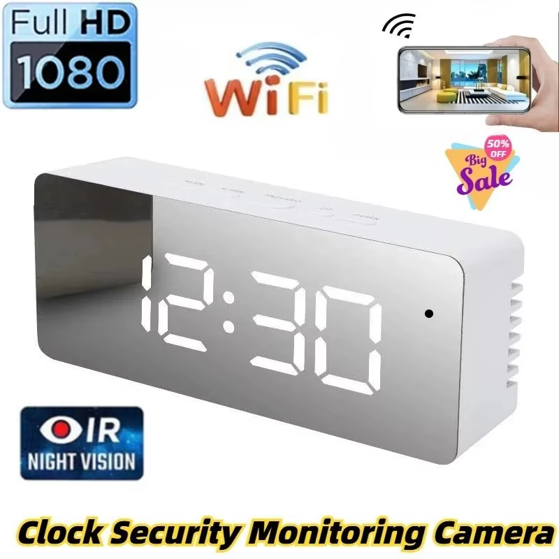 Câmera Relógio HD 1080P WIFI