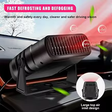 Aquecedor e Desembaçador Carro 2 em 1 Thumbnail 2