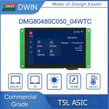 Módulo LCD Dwin 5" 800x480 Thumbnail 1