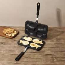 Forma de Waffle Taiyaki 4 Peças Thumbnail 5