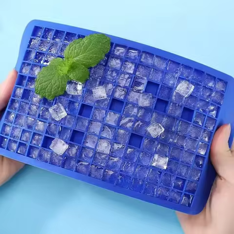 Molde de Gelo Silicone 160 Cubos