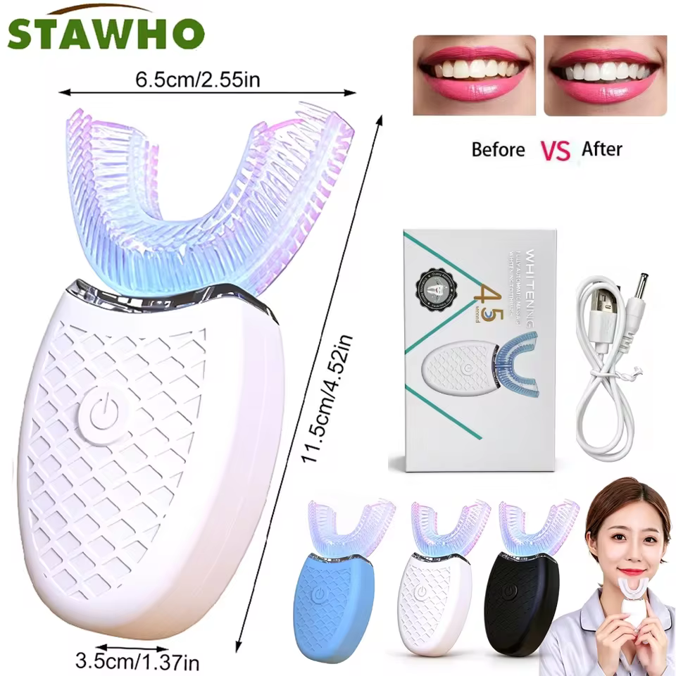 Escova de Dentes 360° Ultrassônica