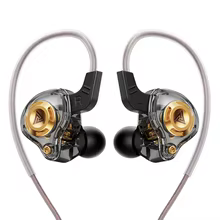 Fones QKZ AK6 SRS HiFi Metálicos Thumbnail 1