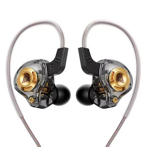 Fones QKZ AK6 SRS HiFi Metálicos