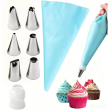Kit 8 Bicos Confeitar Aço Inox Thumbnail 1