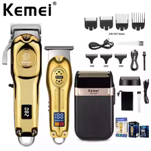 Máquina de Cortar Cabelo Kemei Profissional Thumbnail 1
