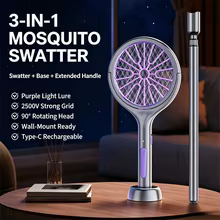 Raquete Elétrica Mosquitos Thumbnail 4