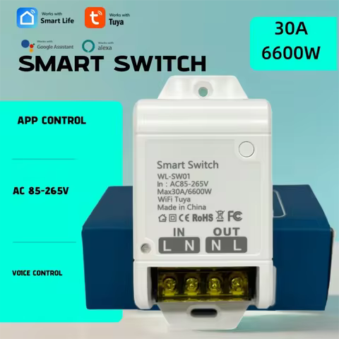 Interruptor Inteligente Wi-Fi 30A 6600W