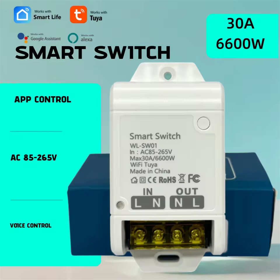 Interruptor Inteligente Wi-Fi 30A 6600W