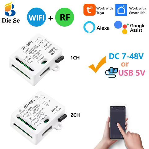 Interruptor Wi-Fi Inteligente com Controle de Voz