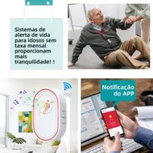 Botão SOS Inteligente para Idosos com App TUYA Thumbnail 2