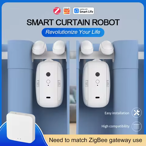 Motor de Cortina Inteligente Zigbee