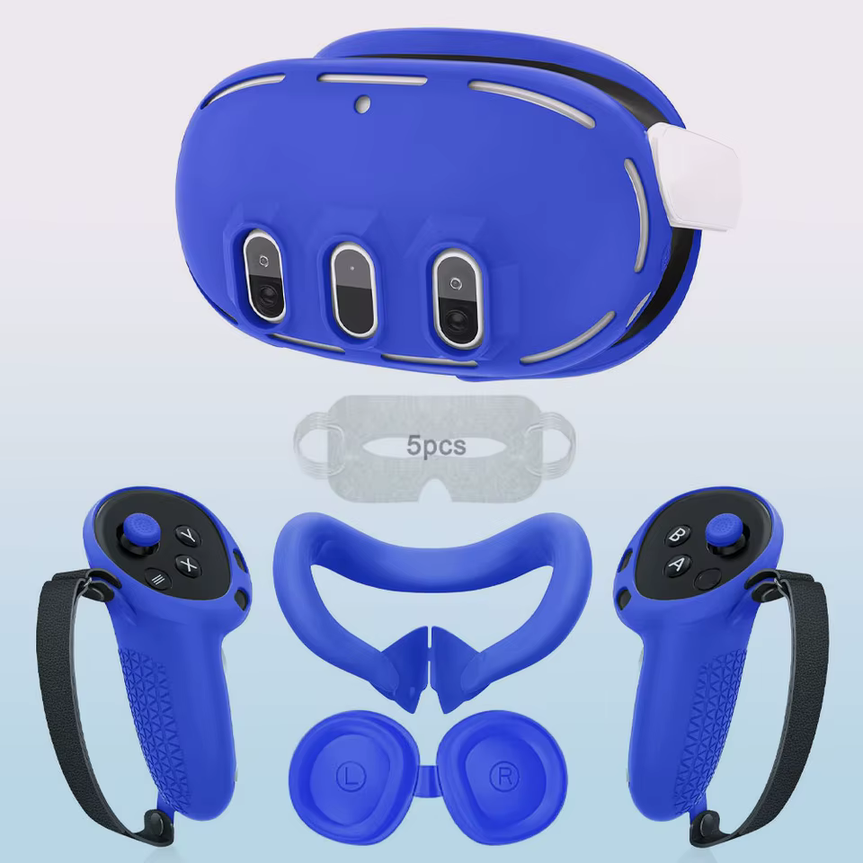 Kit Capa Silicone Meta Quest 3