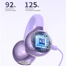 Fones Ear-Clip com Microfone Thumbnail 1