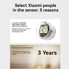 Sensor de Presença Mijia Bluetooth Thumbnail 5