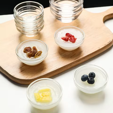 Mini Tigelas de Vidro para Sobremesas