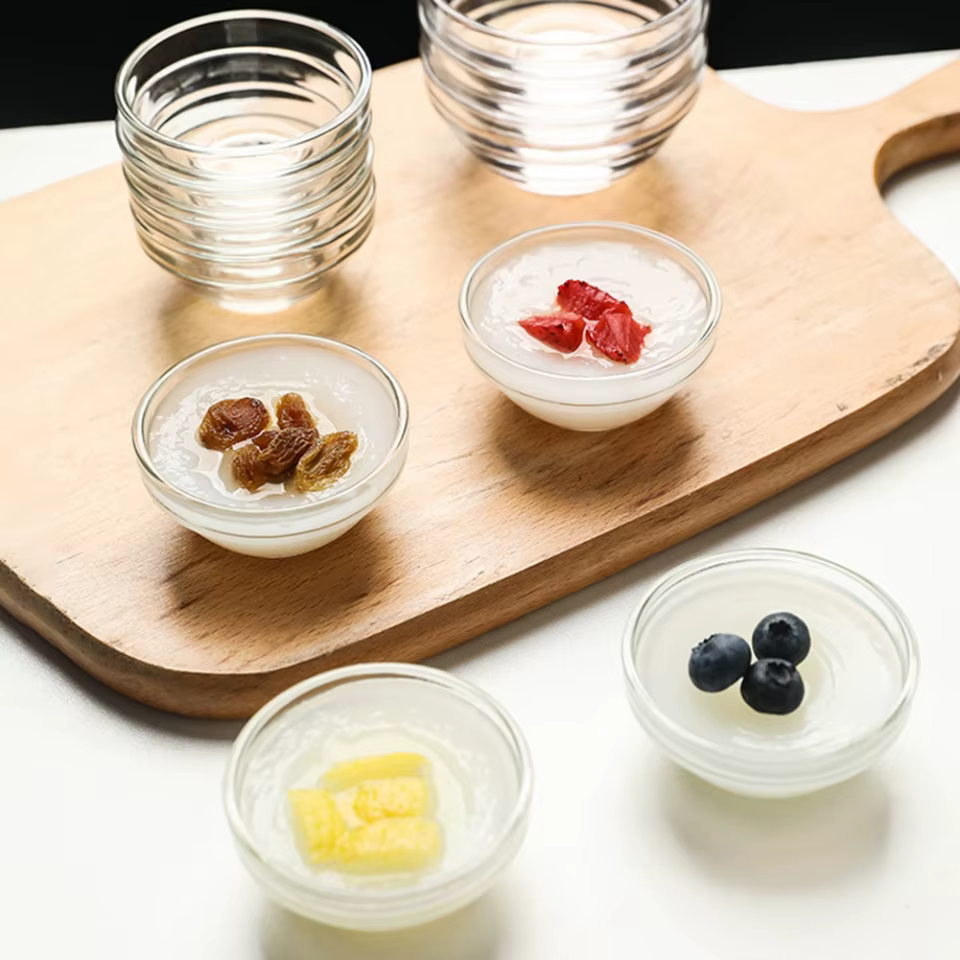 Mini Tigelas de Vidro para Sobremesas