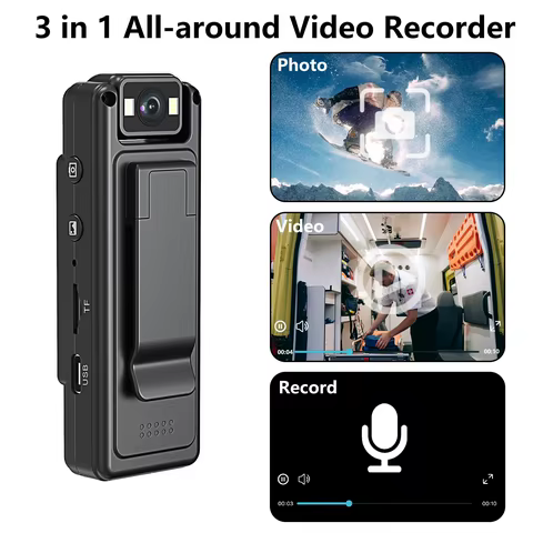Mini Câmera WiFi 1080p Corpo Compacto