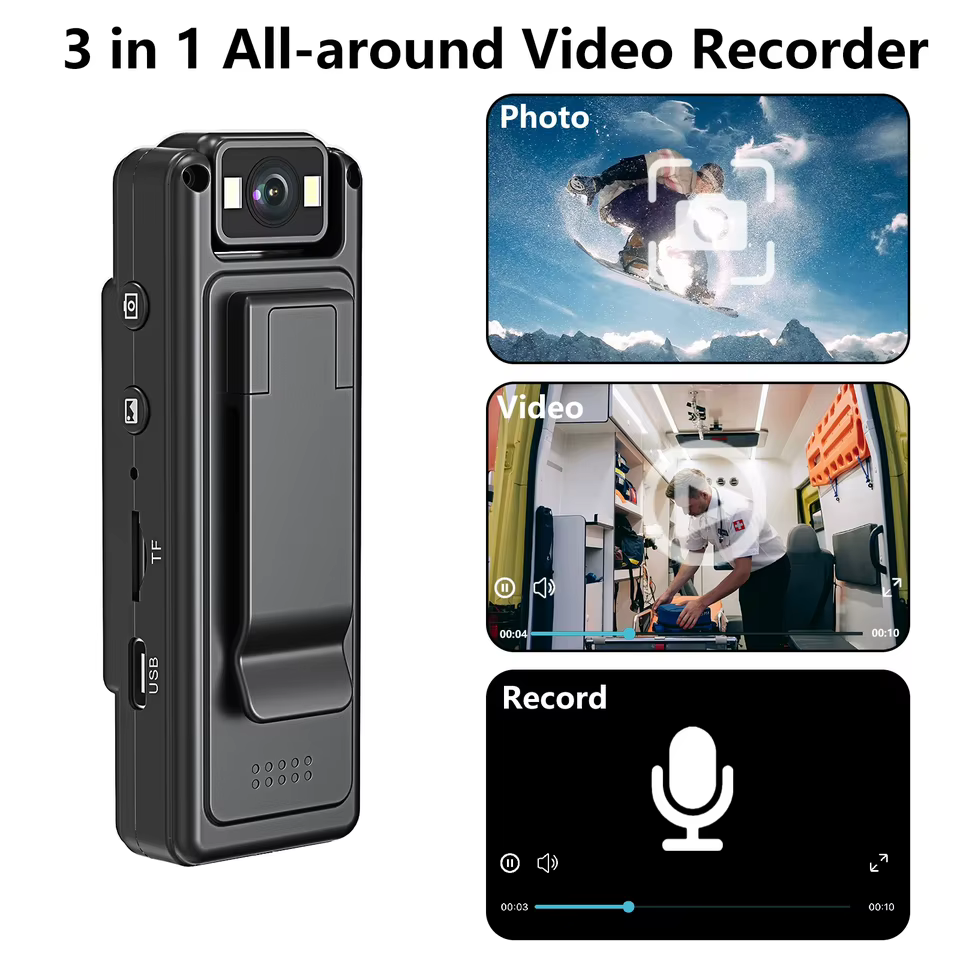 Mini Câmera WiFi 1080p Corpo Compacto
