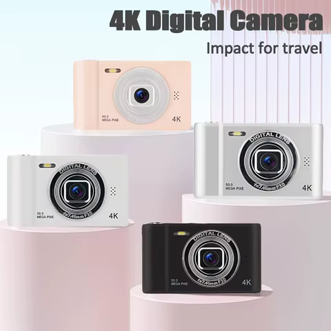 Mini Câmera Digital 4K Retrô