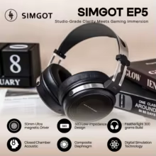Fones SIMGOT EP5 Driver 50mm Thumbnail 3