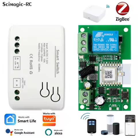Interruptor Inteligente Zigbee 1 Via