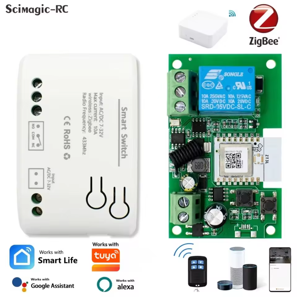 Interruptor Inteligente Zigbee 1 Via
