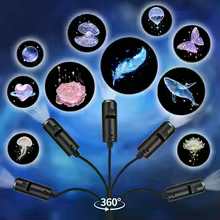 Projetor LED USB 10 Padrões Thumbnail 5
