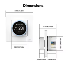 Termostato Inteligente ZigBee Star Ring Thumbnail 6